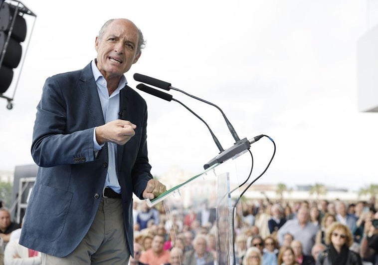 Camps durante el evento celebrado este sábado en el Veles e Vents de Valencia.