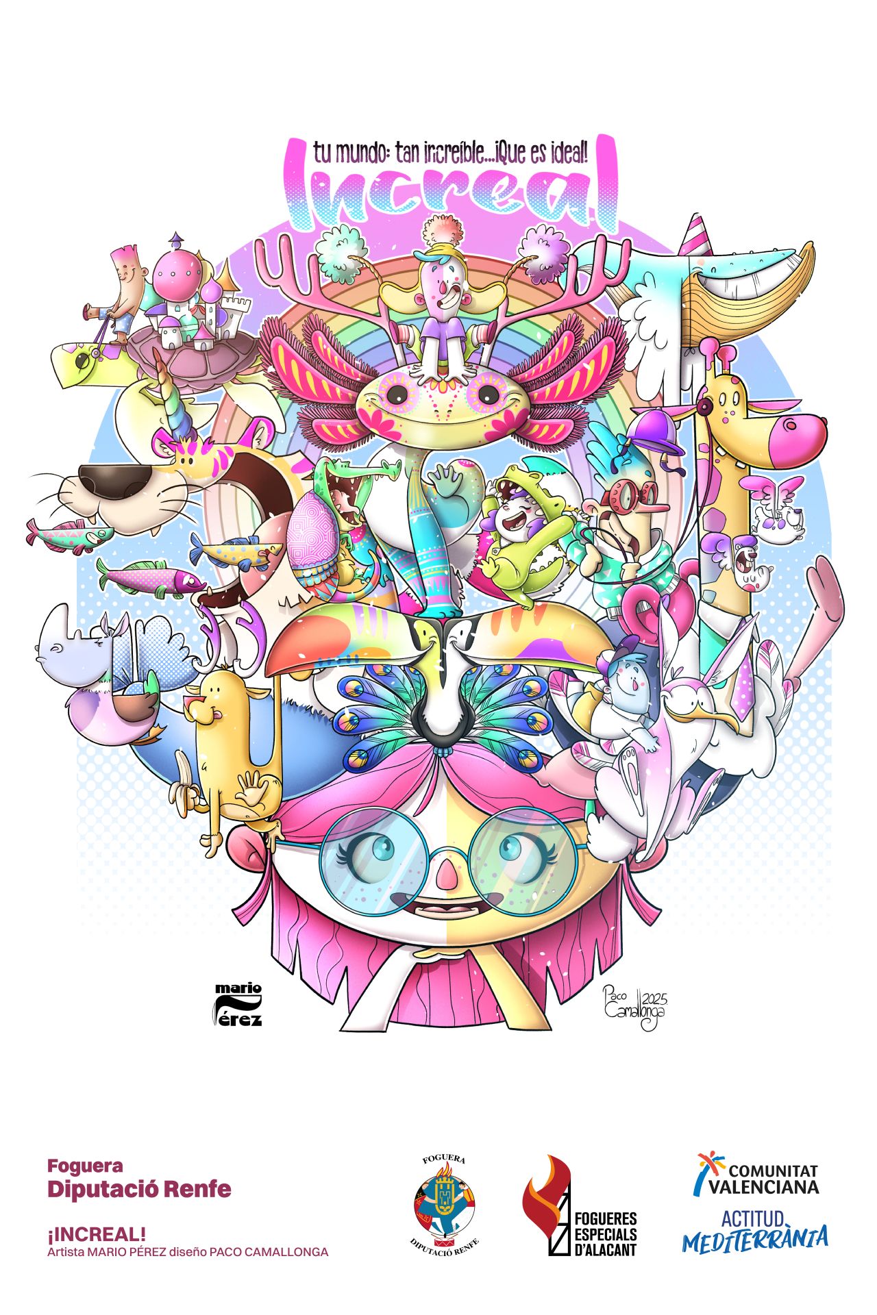 Así lucen los bocetos de las hogueras especiales infantiles