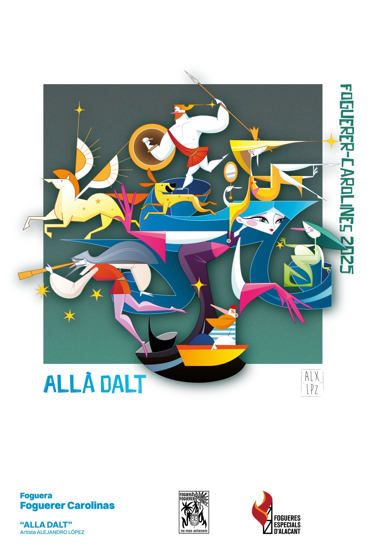 Así lucen los bocetos de las hogueras especiales infantiles