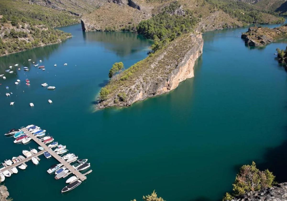 Bolarque Reservoir, on the Tajo River.