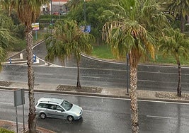 Así ha sorprendido la lluvia en Alicante