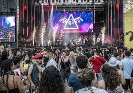 Momento del festival de música Rabolagartija 2024.