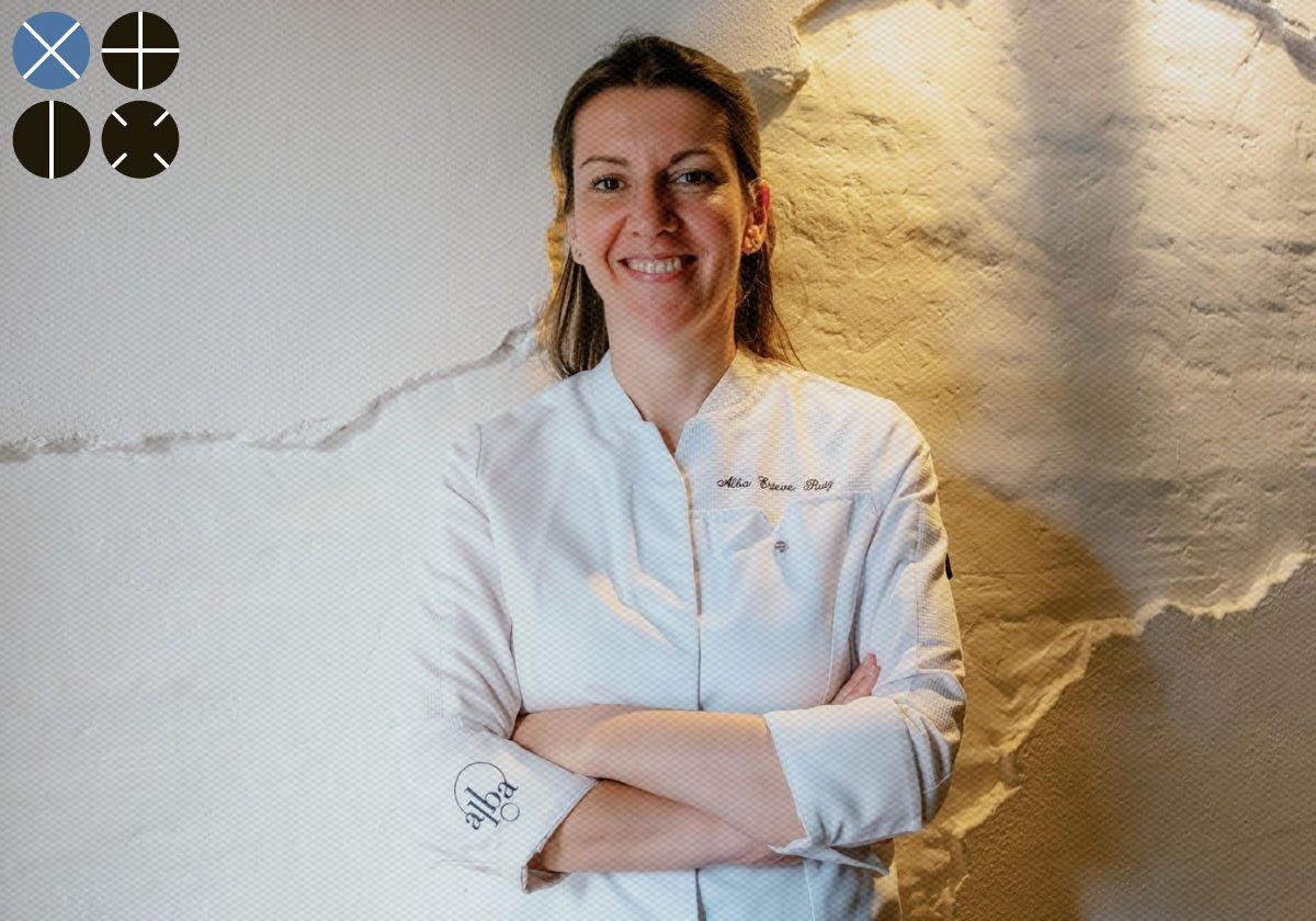 Alba Esteve, in her restaurant.