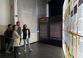 Exposición sobre historia y videojuegos en el Mahe.