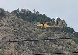 Un helicóptero medicalizado en una imagen de archivo.