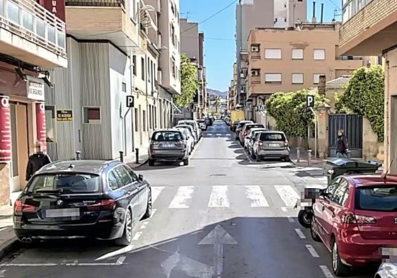 Una de las calles afectadas por los cortes de luz.
