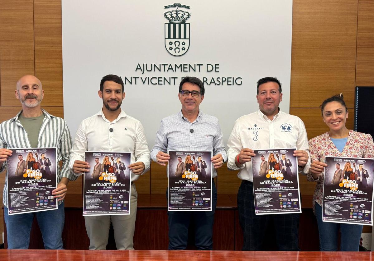 Presentación del maratón de baile en San Vicente del Raspeig.