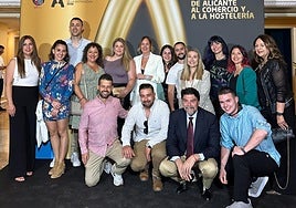 Premiados en la gala.