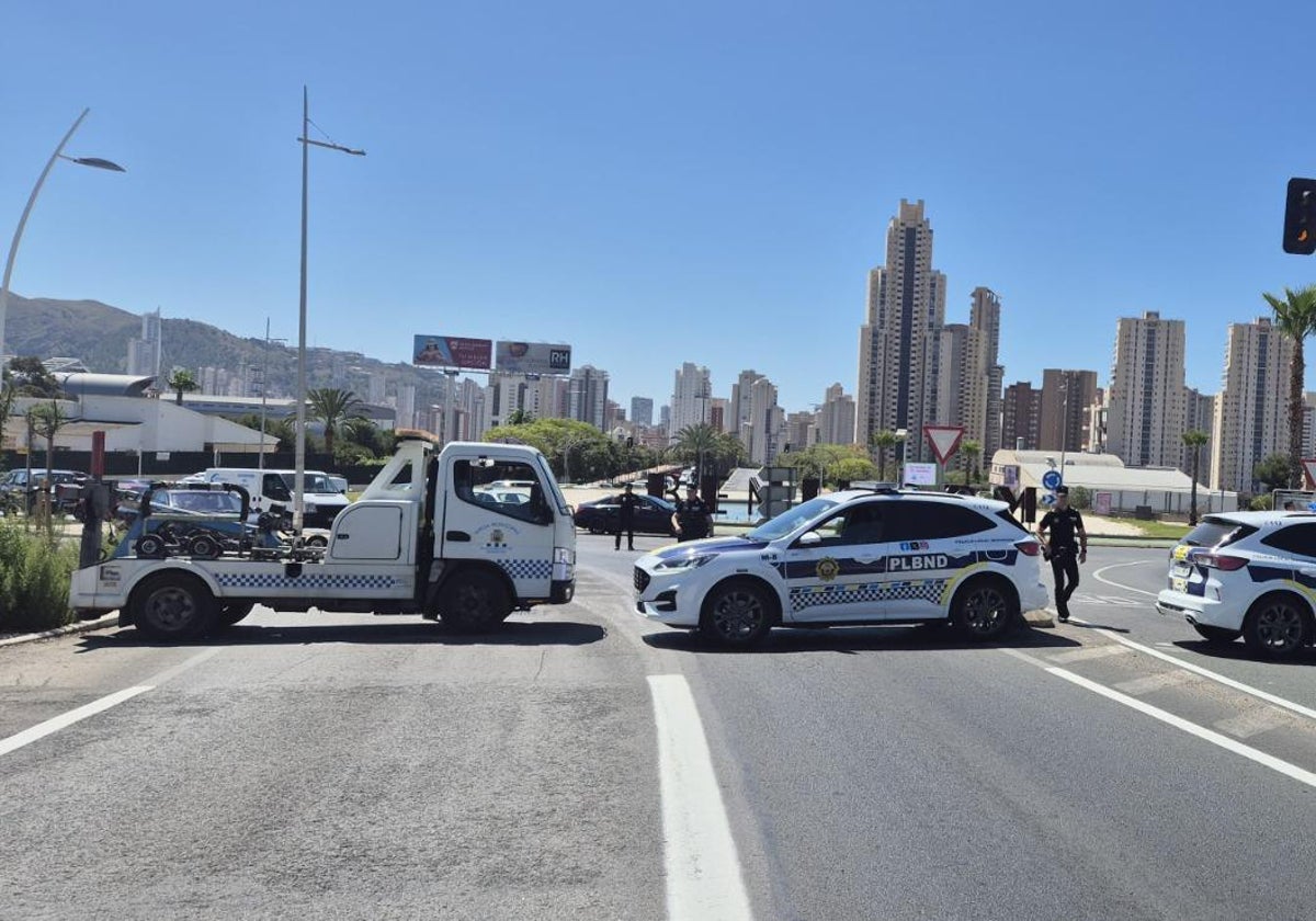 Image of one of the checkpoints during 'Operation Thunder'