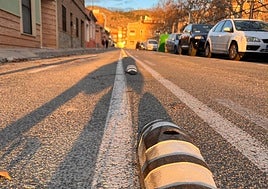 Uno de los carriles bici con los que cuenta la ciudad de Villena.