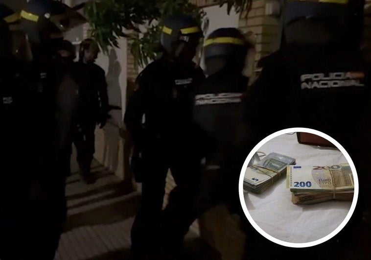 Operativo de la Policía Nacional.