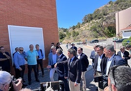 Imagen de la visita de Carlos Mazón a Benidorm