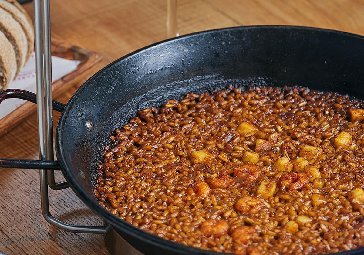 Un arroz de La taberna del gourmet.