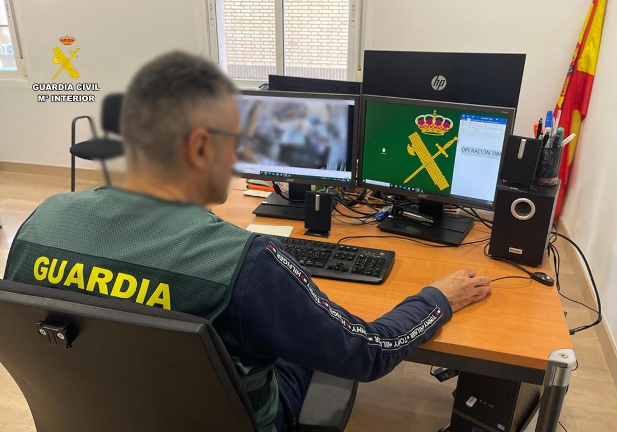 An investigator during 'Operation Tirio'.