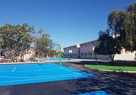 Instalaciones del colegio que será reformado en El Campello.