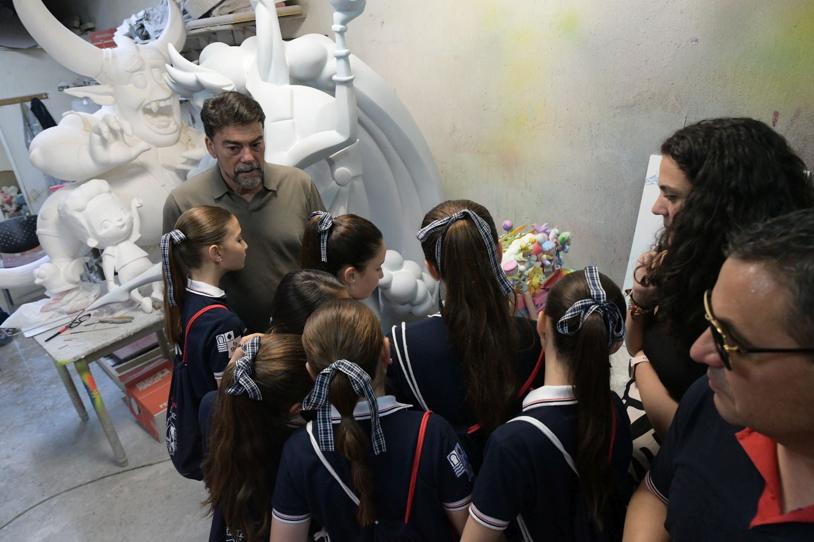Una oda al agua en la hoguera oficial infantil de Alicante