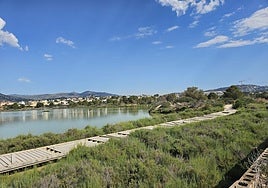 Mobiliario urbano en Las Salinas de Calp.