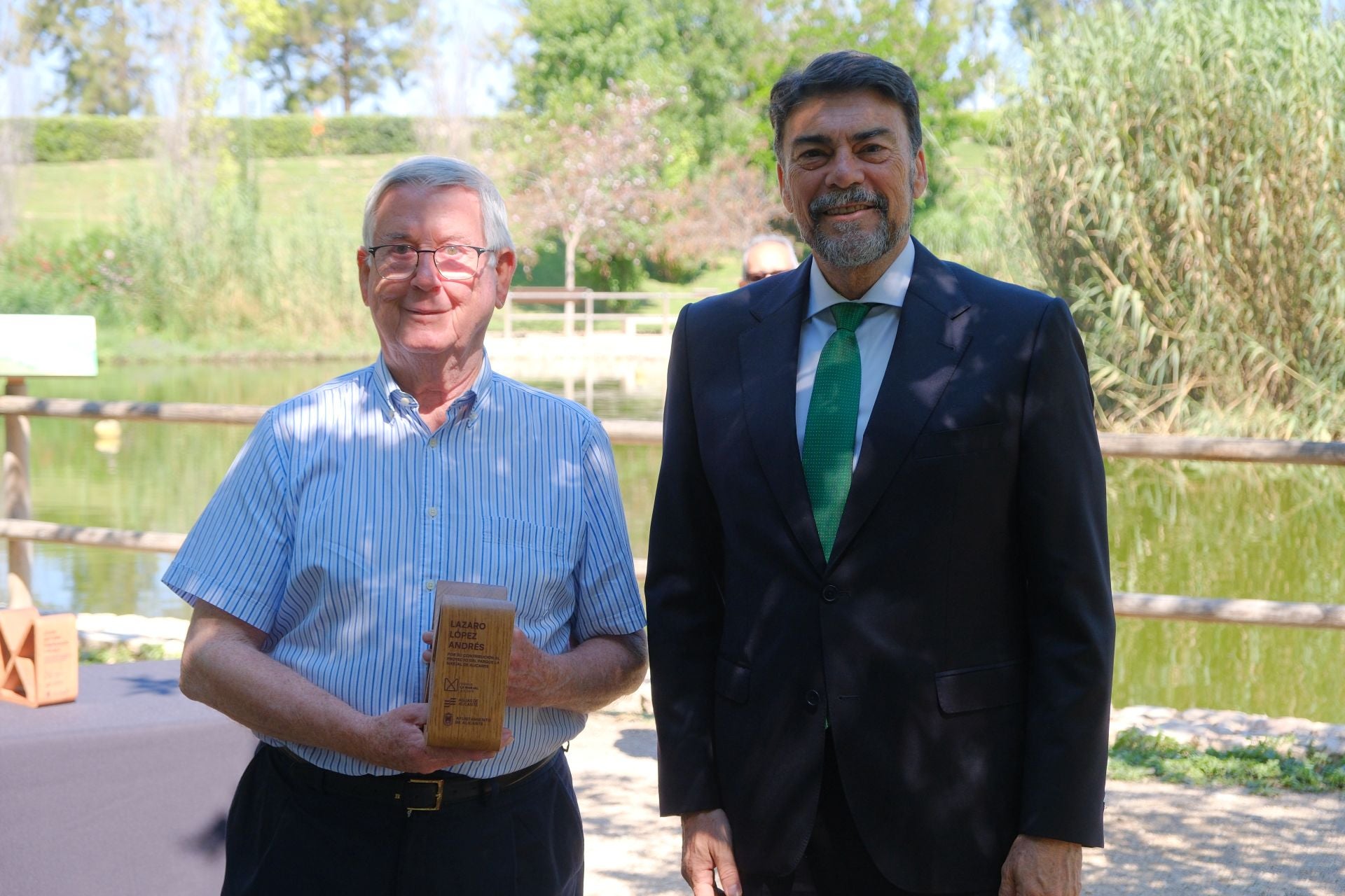 Alicante reconoce a los creadores del parque inundable de La Marjal