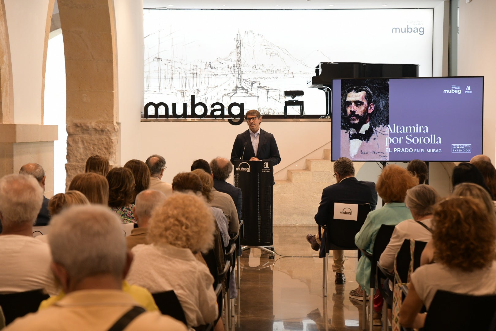 El retrato de Altamira pintado por Sorolla, en Alicante tras más de un siglo de historia