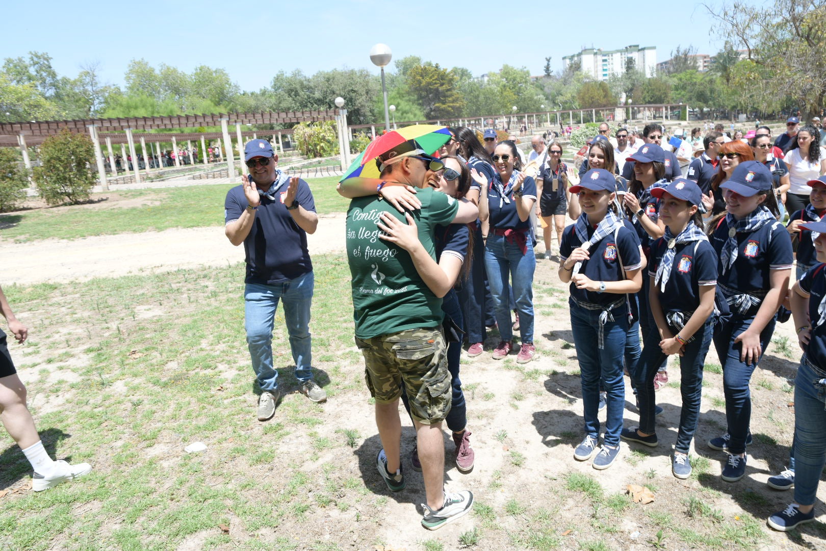 Las hogueras y barracas de Alicante celebran las paellas en Lo Morant