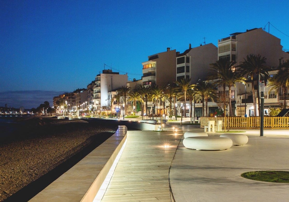 Imagen del frente litoral de Altea