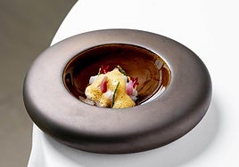 Uno de los platos Michelin de Orobianco.