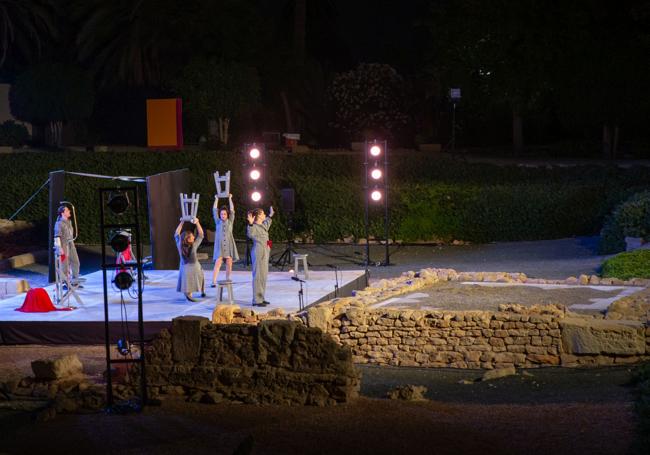 Las niñas de Cádiz en La Alcudia.