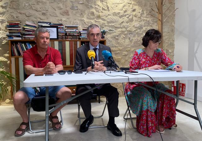Rueda de prensa de la presentación de la demanda.