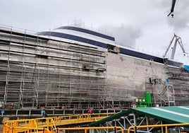 El nuevo catamarán.