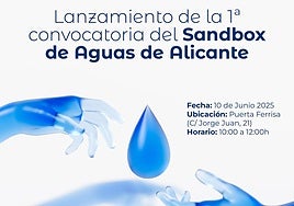 Aguas de Alicante busca identificar tecnologías innovadoras que resuelvan retos del ciclo del agua