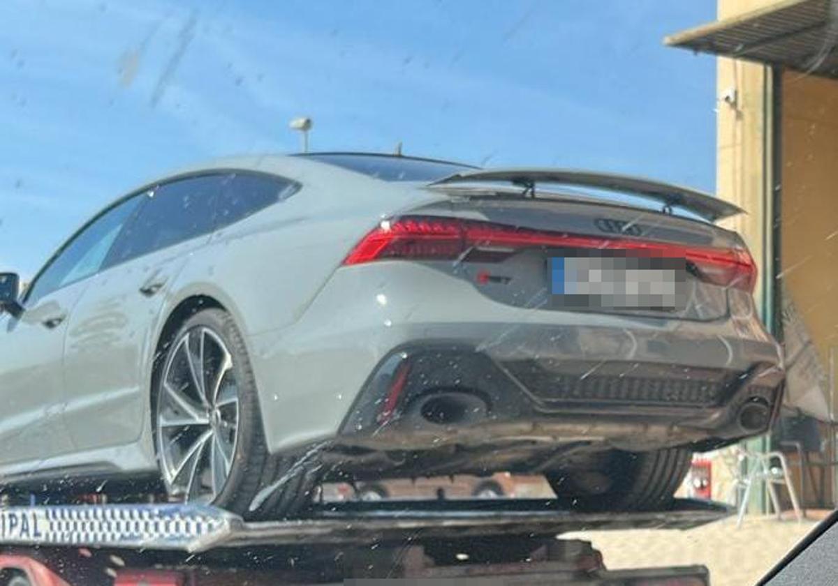 Uno de los coches robados.