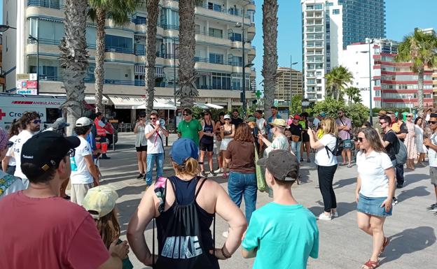 Voluntarios que han participado en la jornada de limpieza.