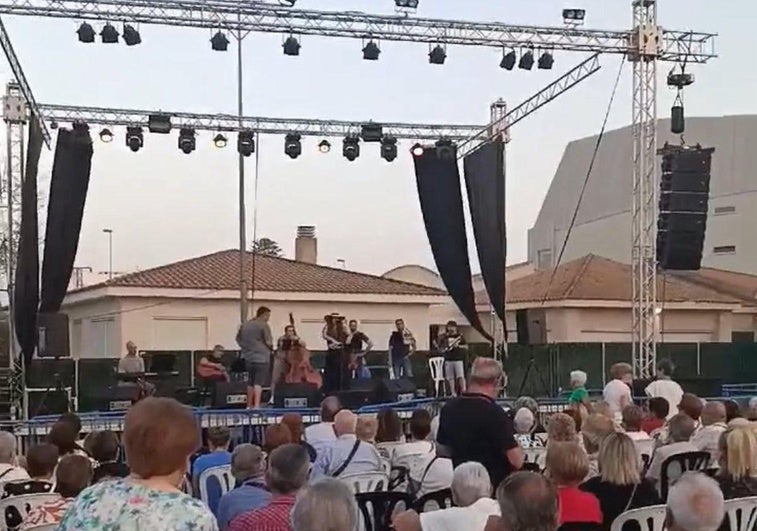 Nuria Fergó's concert in La Vila Joiosa.