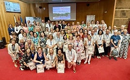 Imagen del acto de homenaje celebrado este jueves en el salón de actos del Hospital General de Alicante.