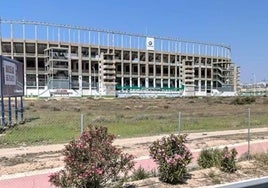 Inmediaciones del estadio Martínez Valero.