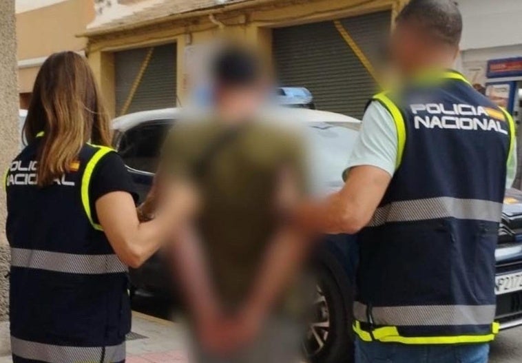 Imágenes de la detención del presunto agresor sexual.