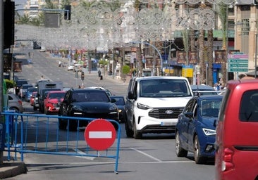 Alicante se corta al tráfico en menos de 24 horas para la plantà de las Hogueras