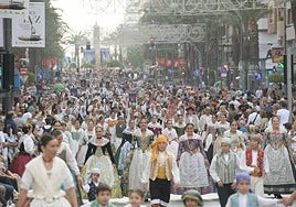 Entrada de bandas de las Hogueras.