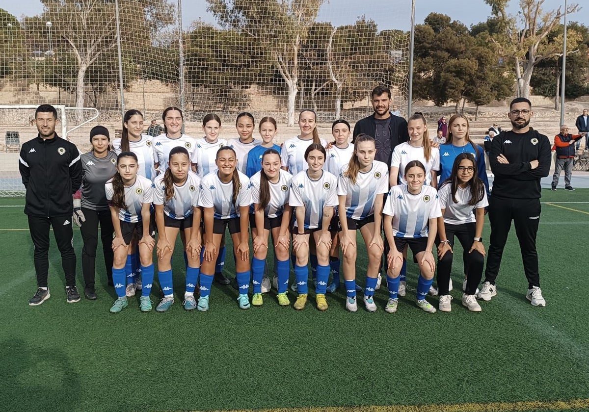 Equipo juvenil del Hércules en la temporada 23-24.