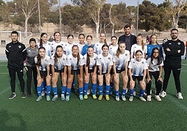 Equipo juvenil del Hércules en la temporada 23-24.