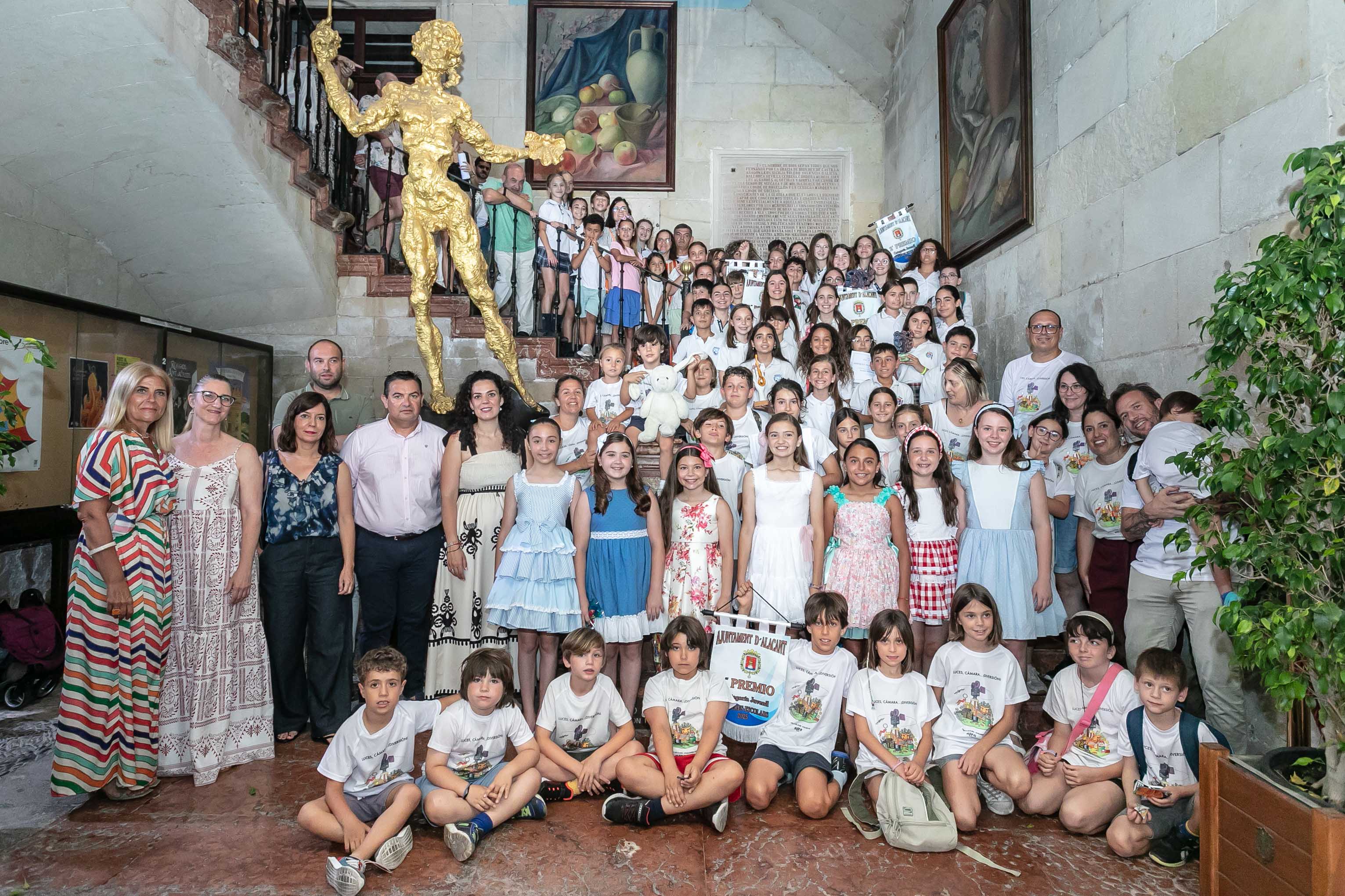 Entrega de premios en el Ayuntamiento.