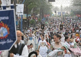 Imagen de la Entrada de Bandas del pasado sábado.