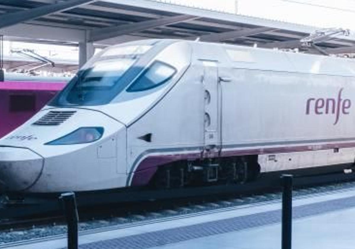 AVE at Alicante station.