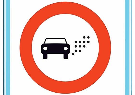 Nueva señal informativa en el Casco Antiguo de Elda.