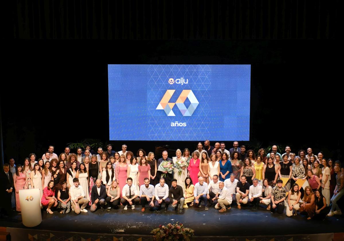 Foto de la gala del 40 aniversario de AIJU.