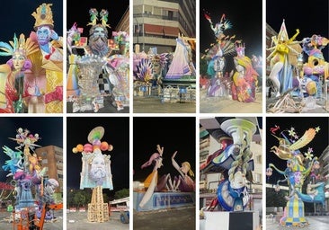 The night elevates the magic of Alicante's Special Bonfires