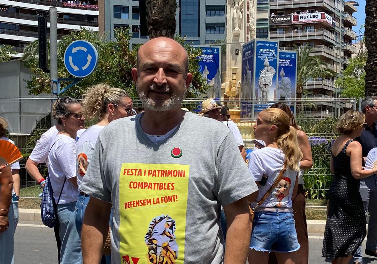 Manolo Copé at the Mascletà.
