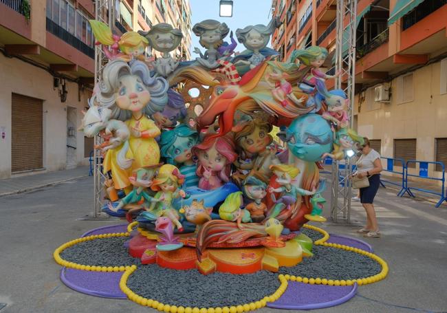 'Fuerza', foguera infantil de Florida Portazgo.