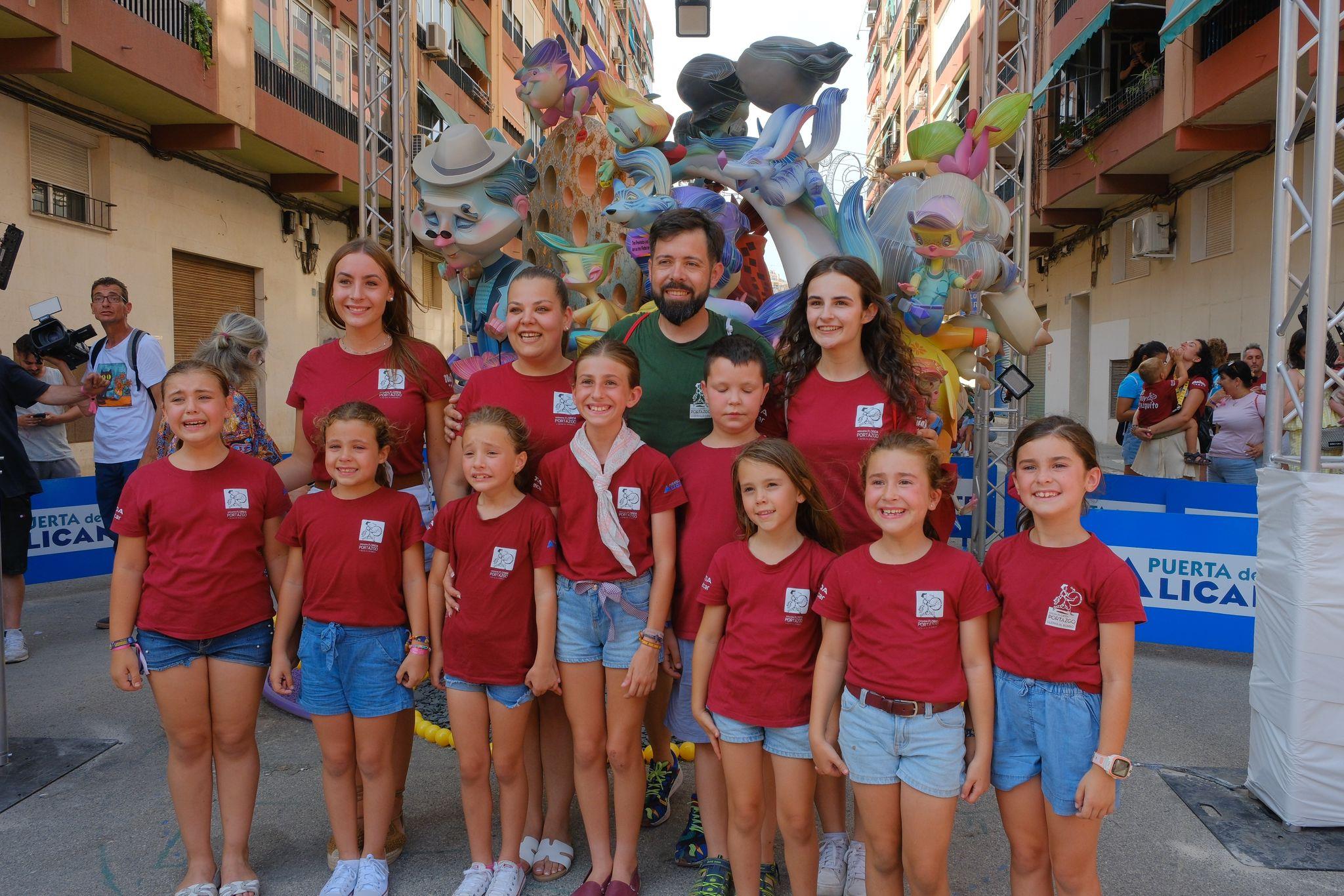La Portazgo vuelve a reinar seis años después en las hogueras infantiles