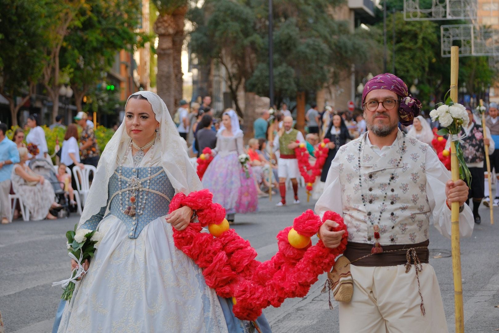 Las Hogueras cumplen con la patrona de Alicante